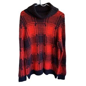 Tommy Hilfiger Wool Blend Womens Sweater Cowl Neck Size XL